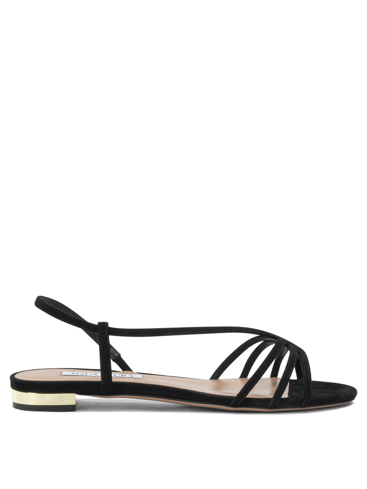 Aquazzura Talk To Me Sandals - Black | 0bd54d1f5dae56cf5085e5a0fdcd616992ad702e