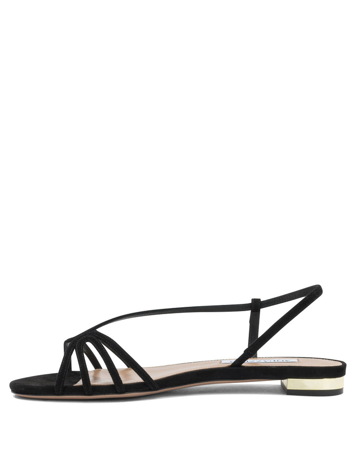 Aquazzura Talk To Me Sandals - Black | add900db47559f3a884e6ad08d533193c8240405