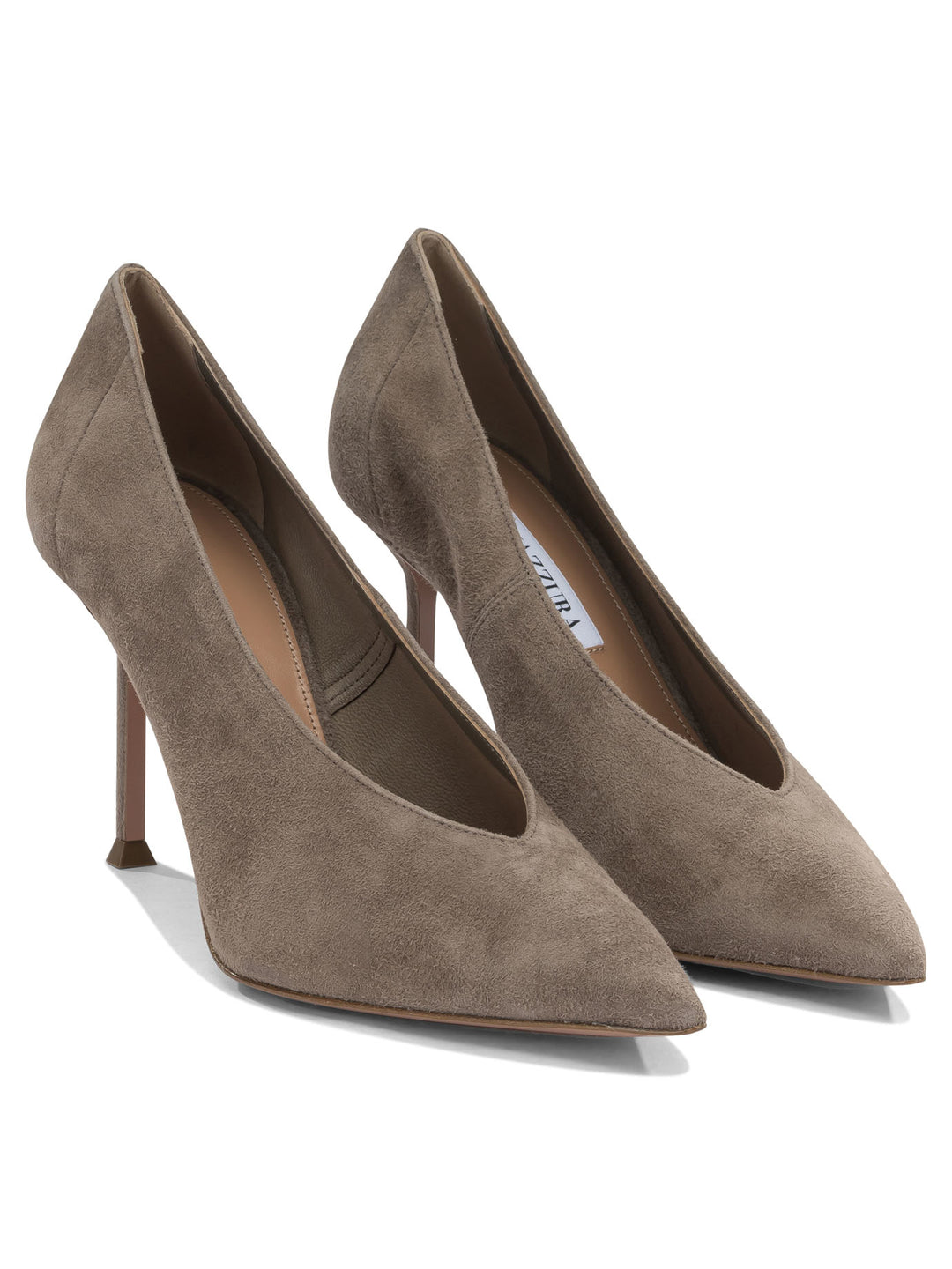 Aquazzura Voltaire 85mm Heeled shoes - Grey | 898226b523c18398252a17f3f13e5dff8119a5e9