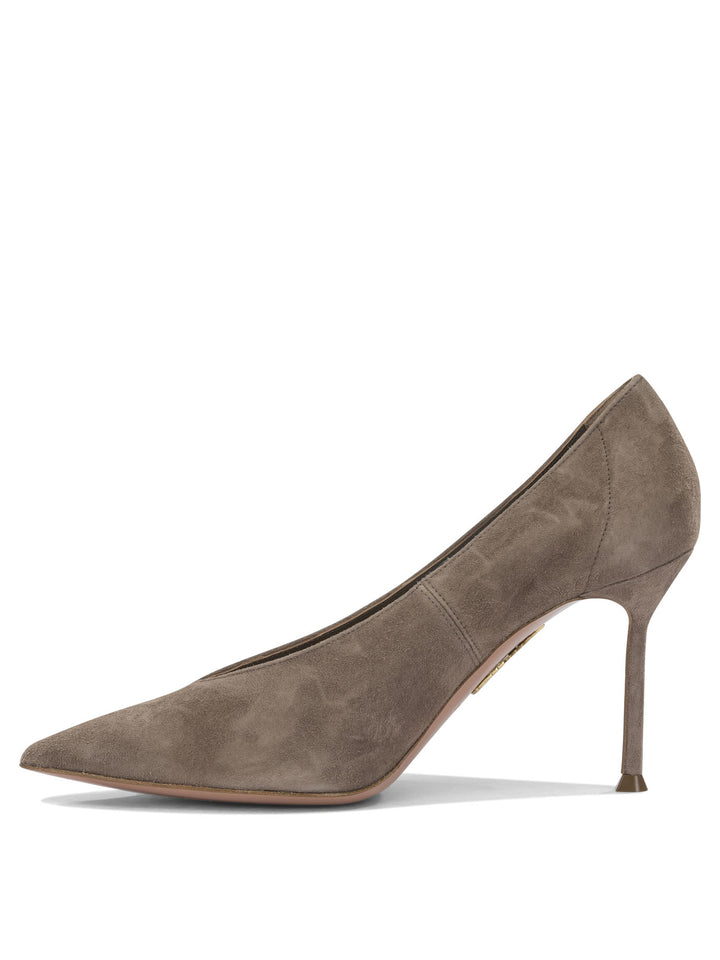 Aquazzura Voltaire 85mm Heeled shoes - Grey | 20f8a838cc5a8067f5137d0d80e2cf144e4b86e6