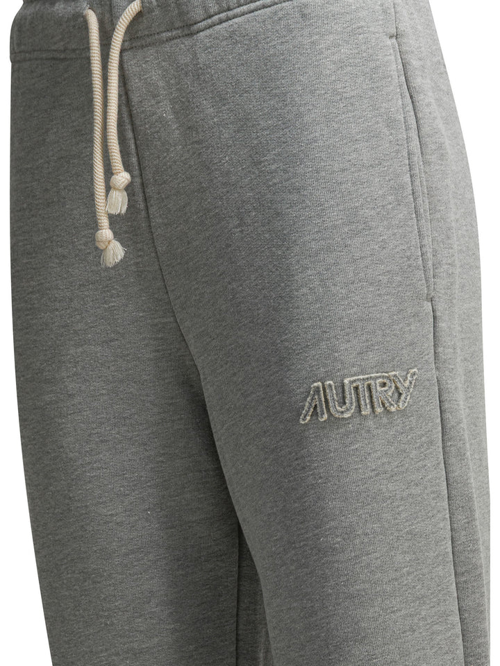 Autry Sports Pants With Logo Trousers - Grey | 633aad92e183373dae7163b513ab7198140f361e