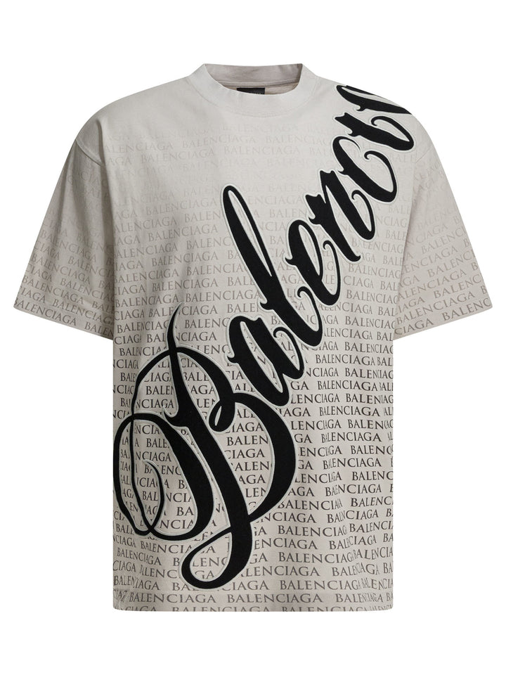 Balenciaga Big B T-shirts - White | 29cf21d5e7ed0f177d240db121583e0a66defd27