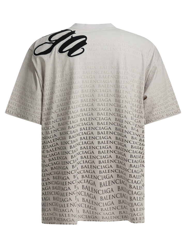 Balenciaga Big B T-shirts - White | 17dda0eefe16644127f37a3feacb4a306c10292d