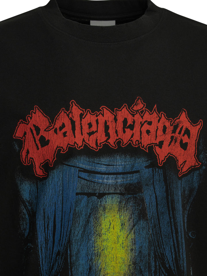 Balenciaga Salon De Couture T-shirts - Black | 29f752e844ca871ee5d3748451018cfef3cd1913