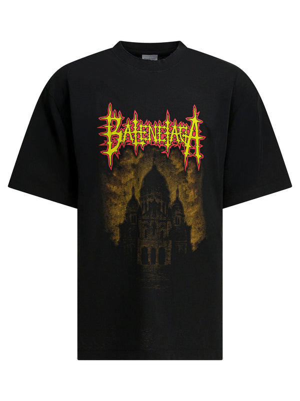 Crew-Neck T-Shirt With Logo T-Shirts Black