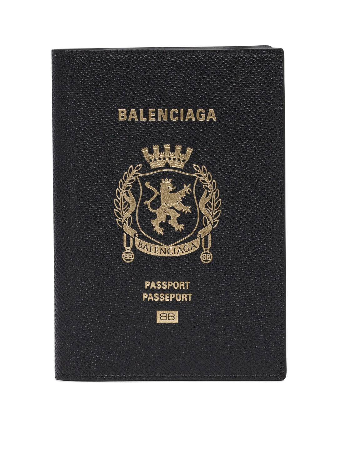 Balenciaga Leather Passport Holder Wallets & Card holders - Black | 1949c6a7ee408c210e3604453c33c15d36d78abd