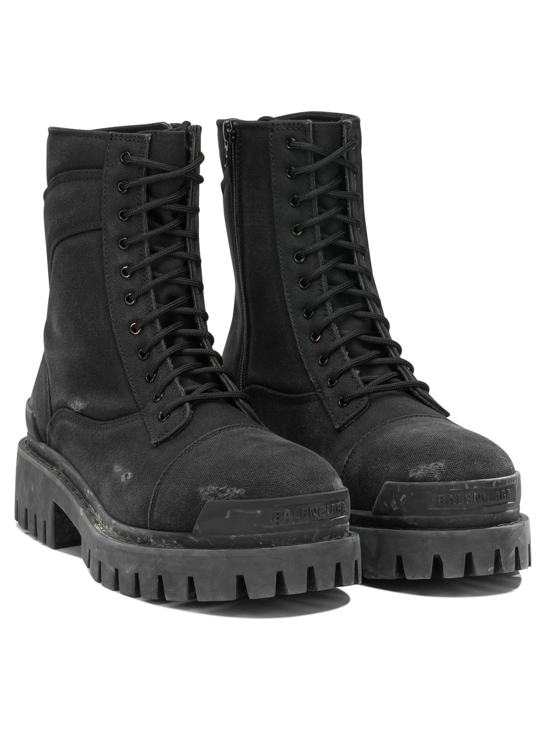 Balenciaga Combat Strike Boots and Ankle Boots - Black | 915983884f7b29a455d5b7b6441447789e415c41