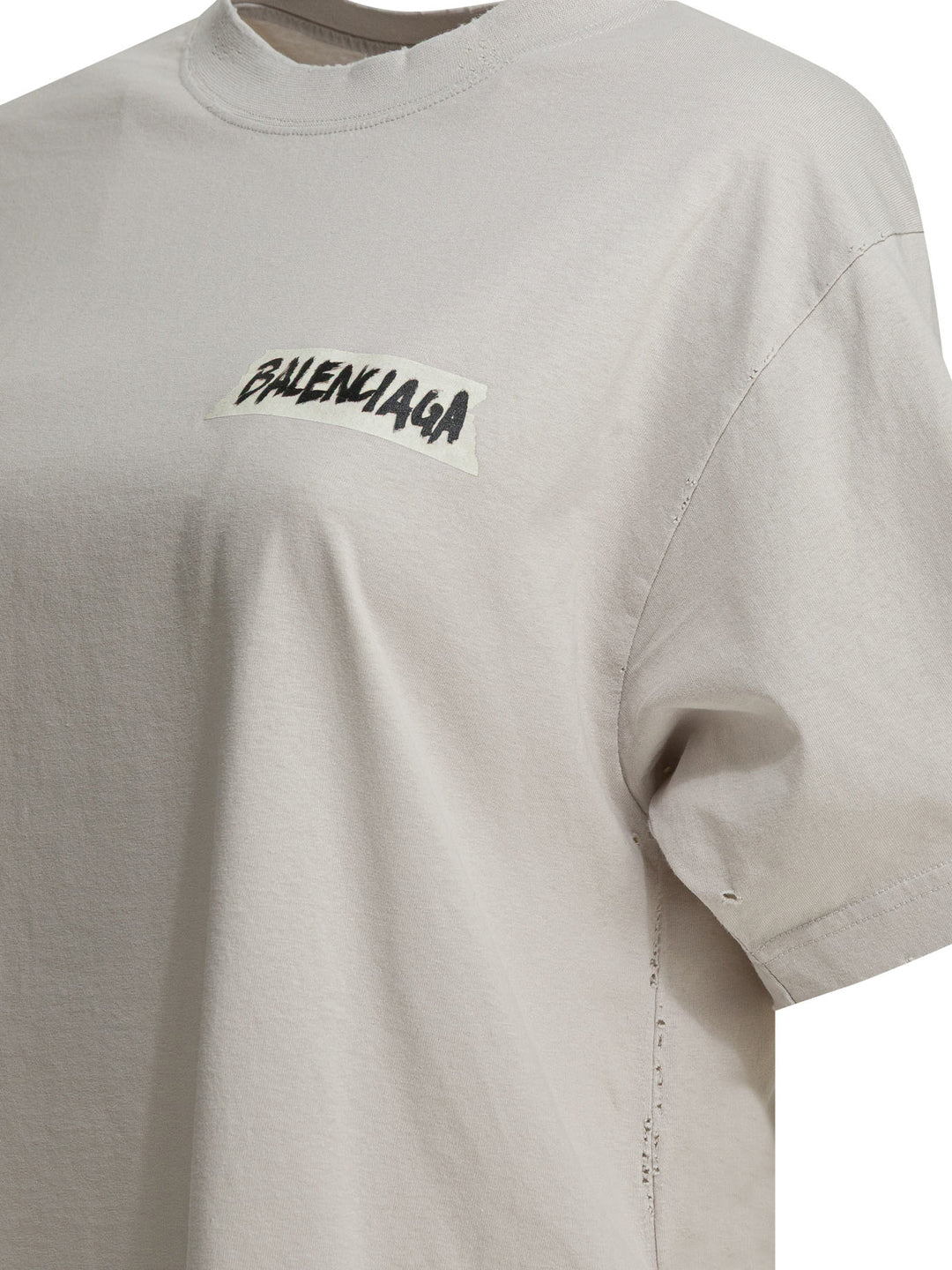 Balenciaga Masking Tape T-shirts - White | 36986081704902ef3f37c5c41300d32382c64eb2
