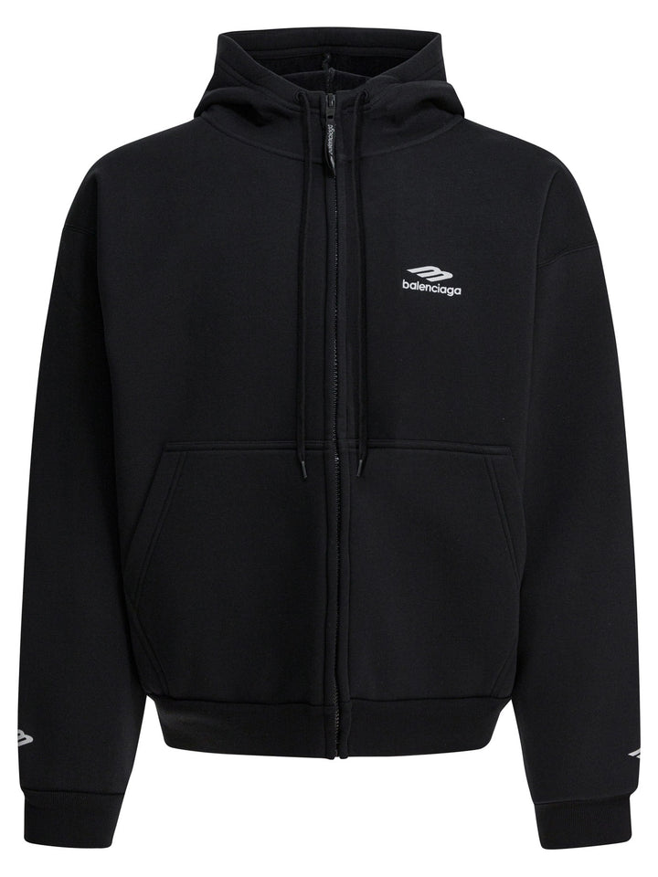 Balenciaga 3b Sports Icon Sweatshirts - Black | 18cbf45a4ce5b1ce7d4b2097d464f002ba99fda2