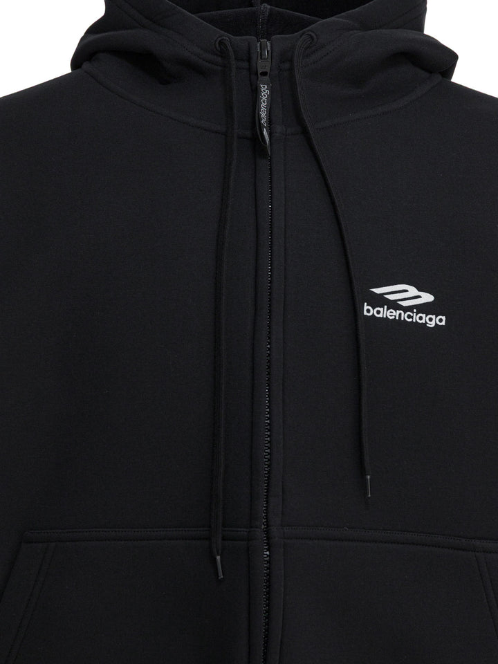 Balenciaga 3b Sports Icon Sweatshirts - Black | 79ffb0daa52f495ac27061c3a9087db3f054793a