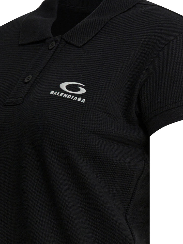 Balenciaga Loop Sports Icon Polo shirts - Black | bca80209a984553188b2e9334b008208979fb165