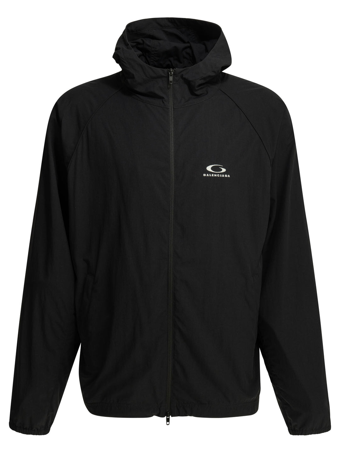 Balenciaga Technical Jacket With Logo Jackets and Coats - Black | 09e4ce0594e2e8f7226f6bb8f552ba8bb0dfd981