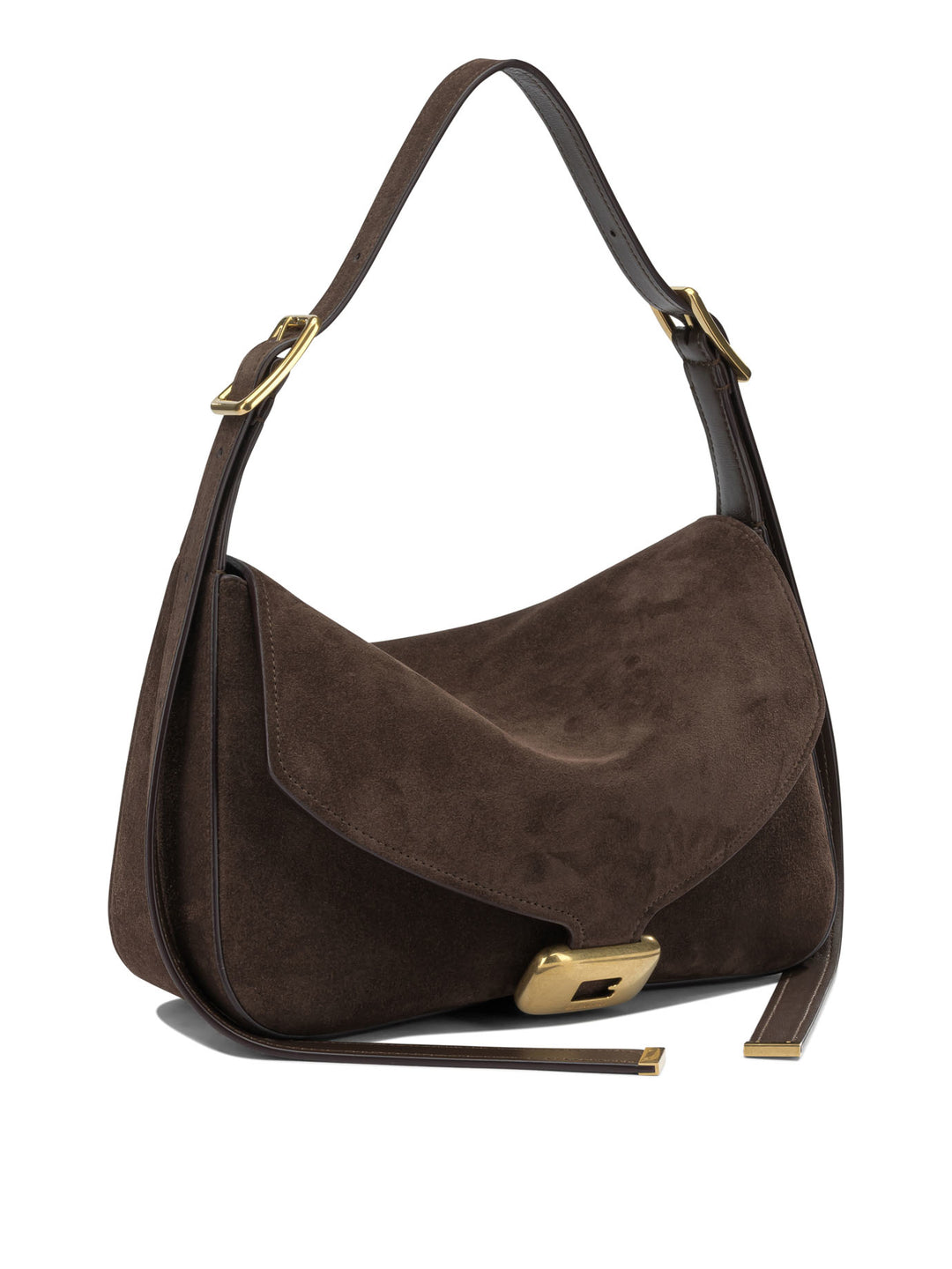 Balenciaga Clicca Shoulder Bags - Brown | 819ea6a0420417a5c2a58b5aba710569d6fa3e10