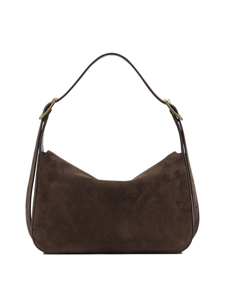 Balenciaga Clicca Shoulder Bags - Brown | 658a12981b1d9b86d1d5e180e97e9d9f8372236d