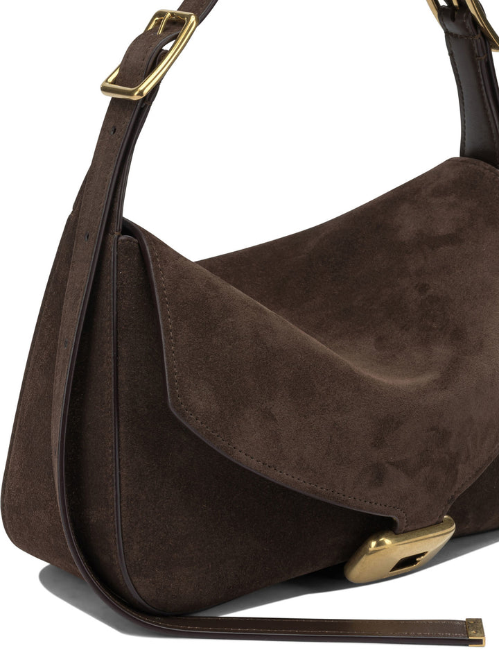 Balenciaga Clicca Shoulder Bags - Brown | 417ca4f4f4834fc5cd53ab643a96de5273763494