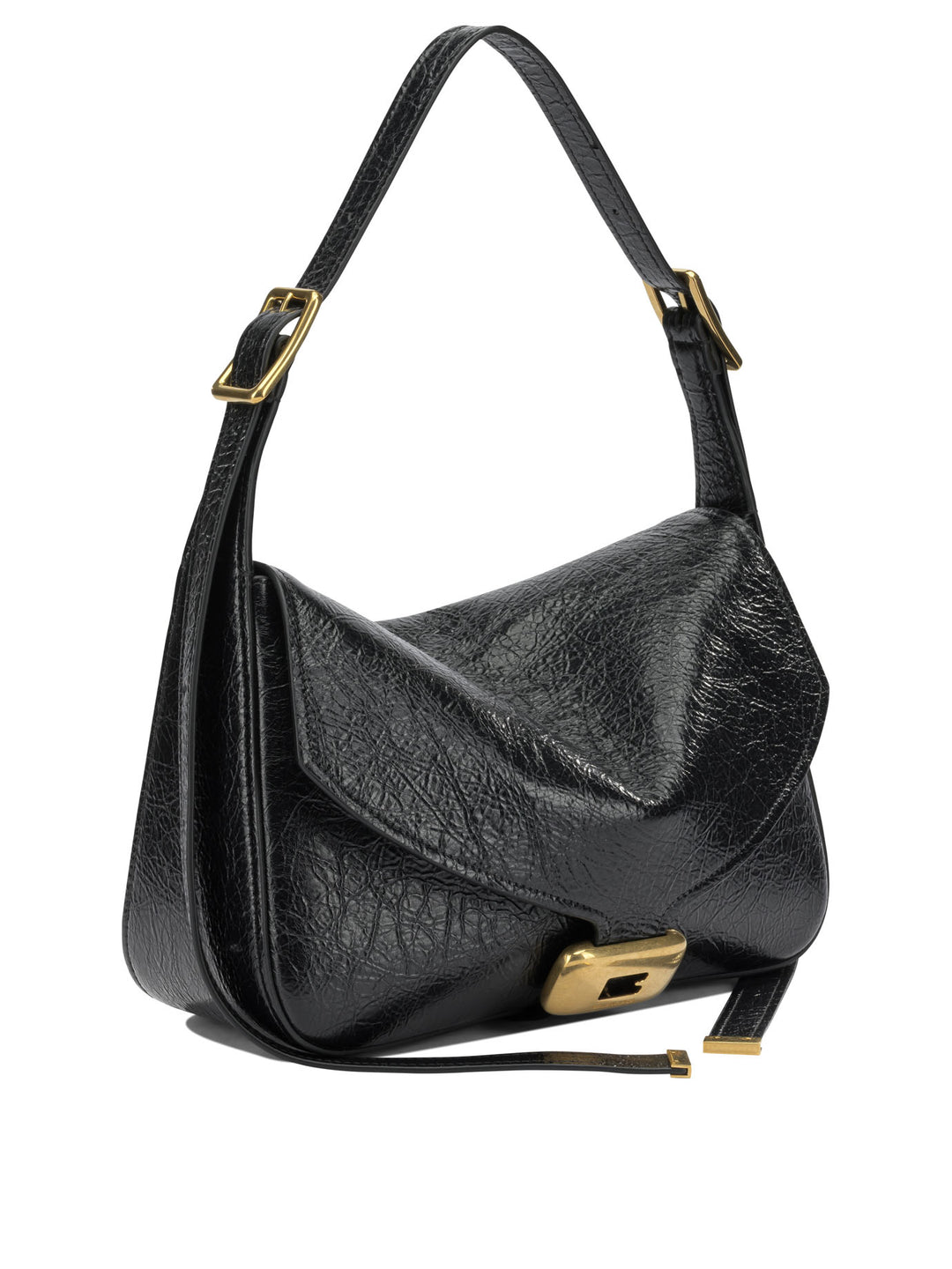 Balenciaga Clicca Shoulder Bags - Black | bd755bea6ef6881b0a3e448b1c39d4c307cc443c