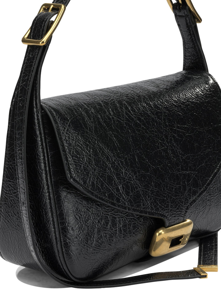 Balenciaga Clicca Shoulder Bags - Black | 5ee658c9b144672223dfd858db5fcbd774bcce18