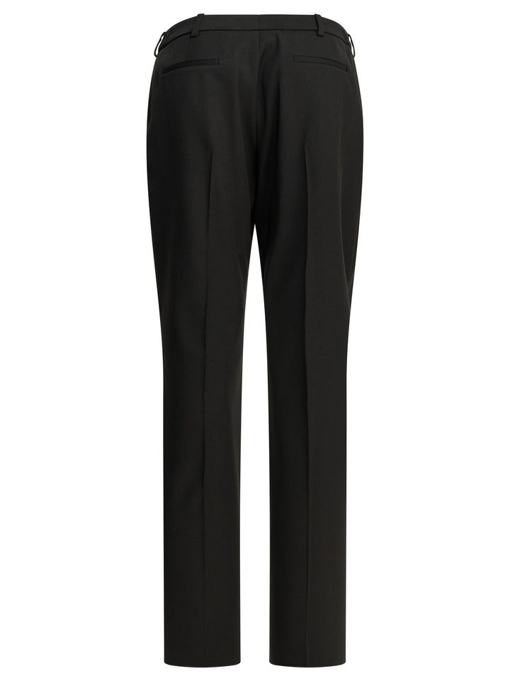 Balenciaga Wool Tailored Pants Trousers - Black | b3c5cbfffdd0e054437f050556990f7d3bff8374