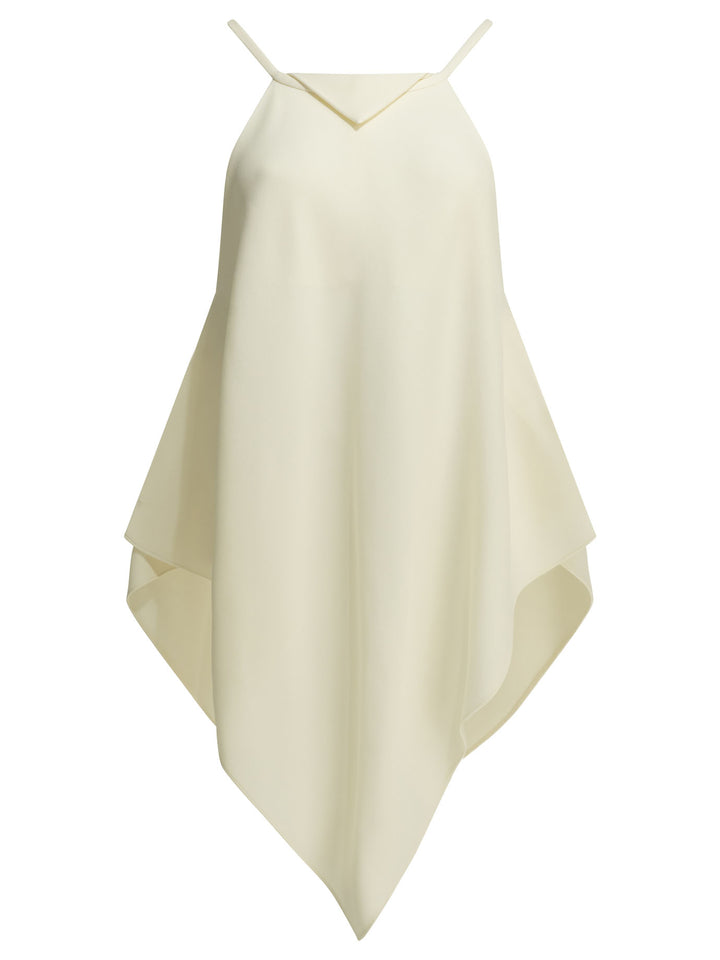 Balenciaga Casual Draped Top Tops - White | f97d1923e8b5030976b19c7be0c4d7b6d26a1f81