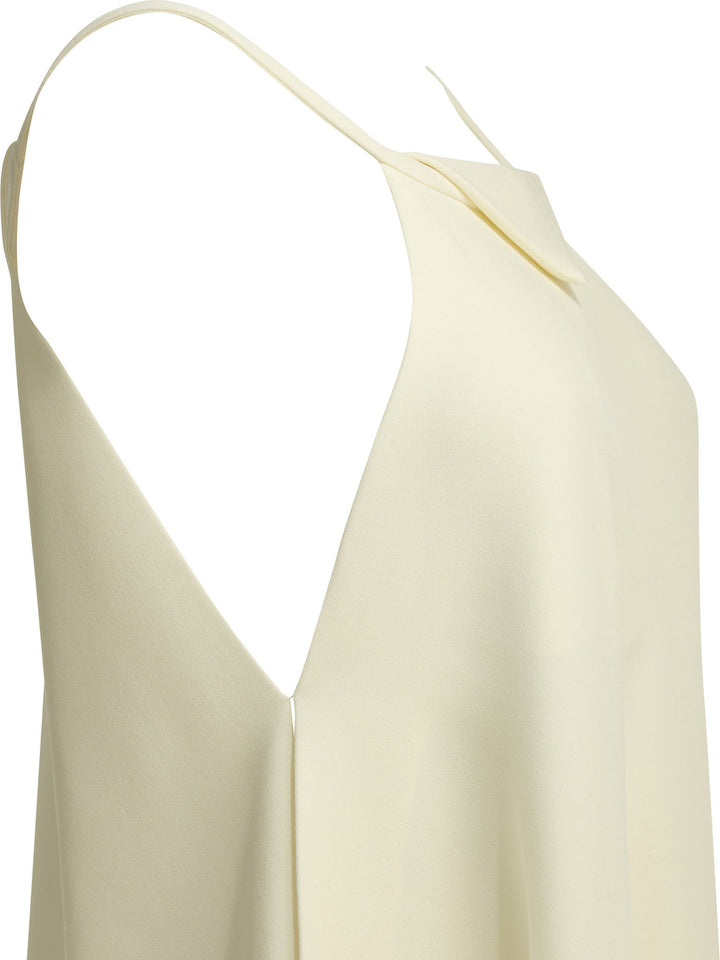 Balenciaga Casual Draped Top Tops - White | 0ec46c99a70869d61b760186d8c1a9bd7a49b8a5