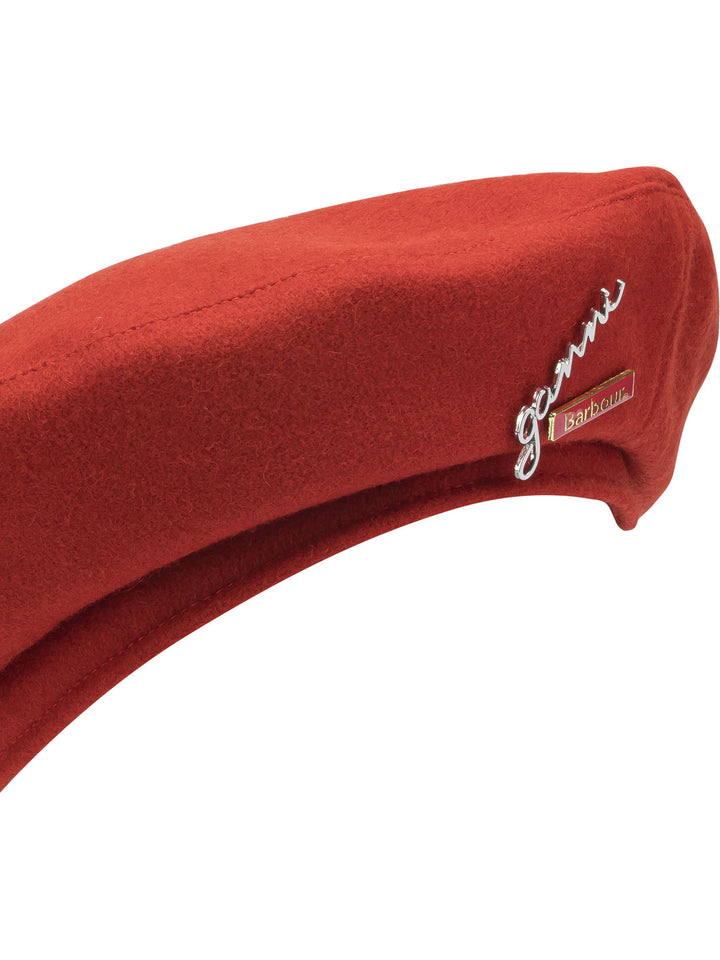 Barbour Barbour X Ganni Wool Beret Hats - Red | 0fac7cb3874c178b591ae1c5cd52b23b59b1b798