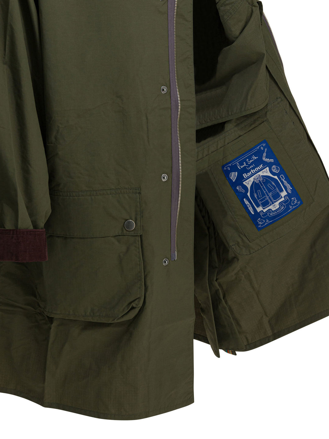 Barbour Parka Barbour X Paul Smith Jackets and Coats - Green | 671161951c5940ef30c08736e29cdf9ac4fe0b7b