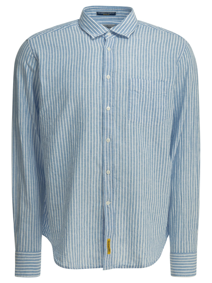 Bd Baggies Bradford Shirts - Light blue | f4ed551dfc1796a59089a1b28b979574a0eb8183