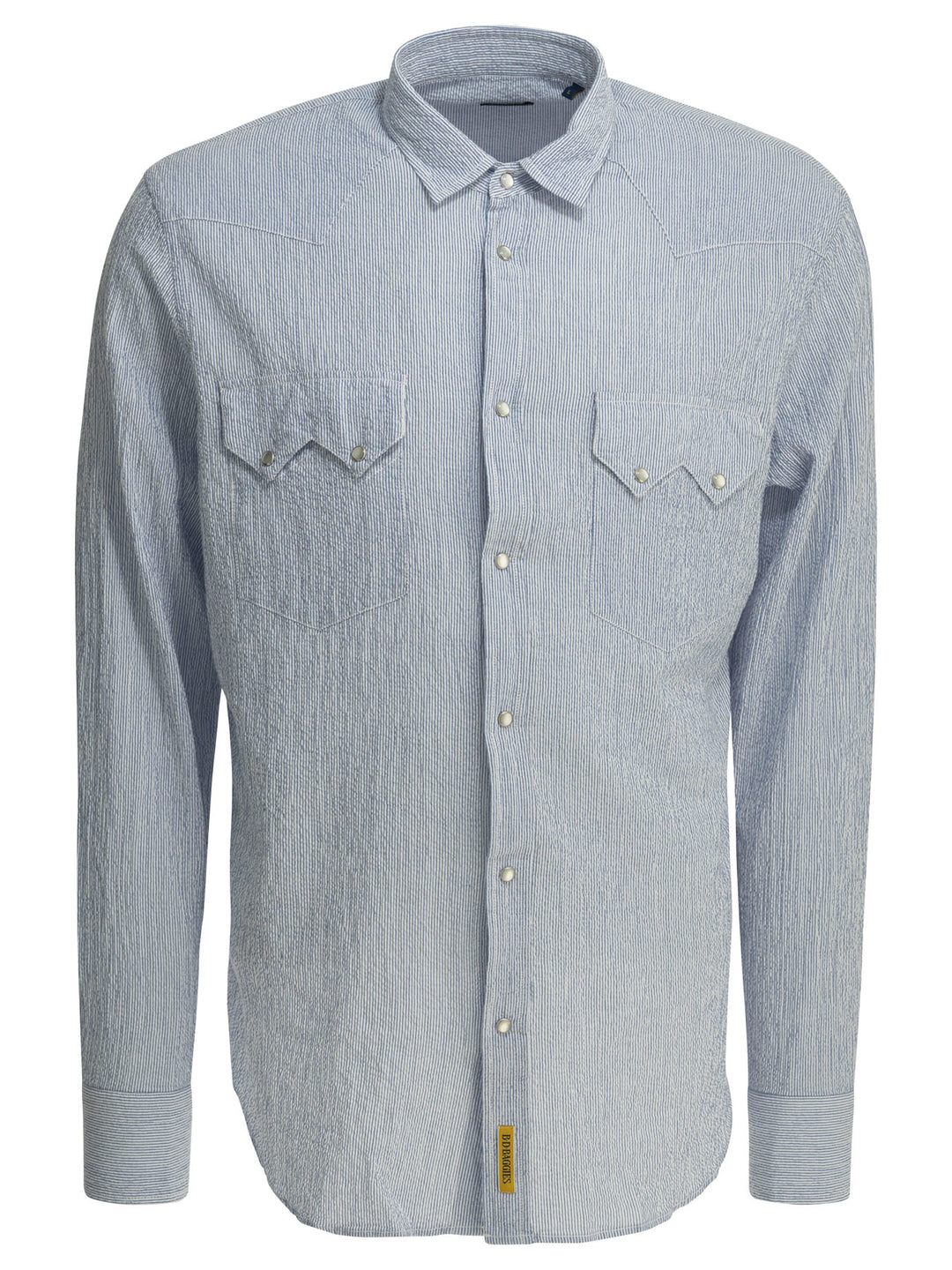 Bd Baggies Rodeo Seersucker Shirts - Light blue | d2a371b35362c7afffeb23f24ce1be48dd225265
