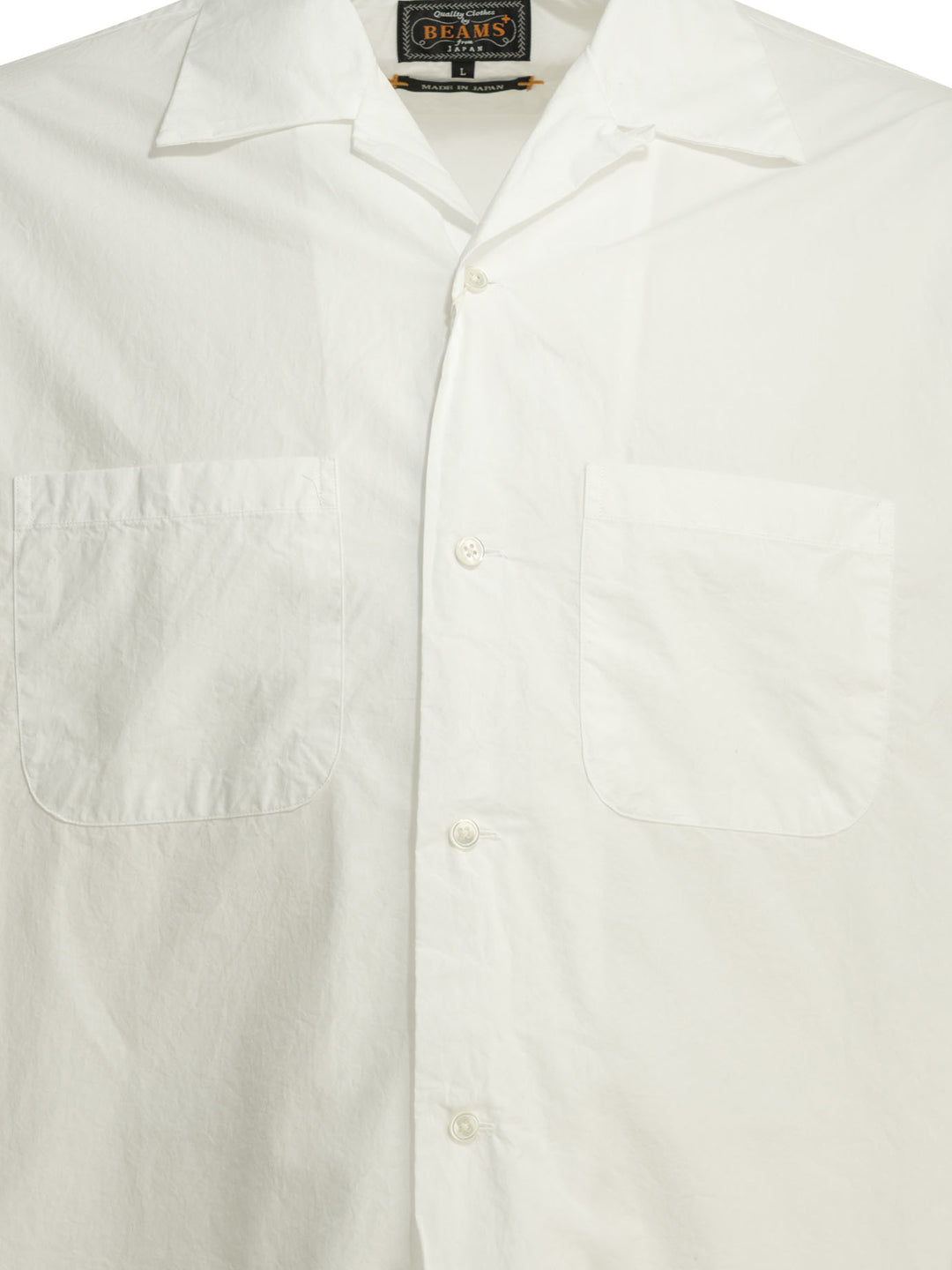 Beams Plus Pima Cotton Casual Shirt Shirts - White | 2cb73f0fdbe8c0b0c80c76ebeb30d47e958682d7