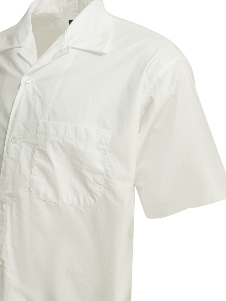 Beams Plus Pima Cotton Casual Shirt Shirts - White | 9eb7c4d905f0d0d18d5110efda75471a70d096e6