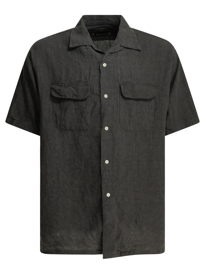 Beams Plus Casual Linen Shirt Shirts - Brown | 35964dbb35226bd1daa33ef569599f88653ab59c