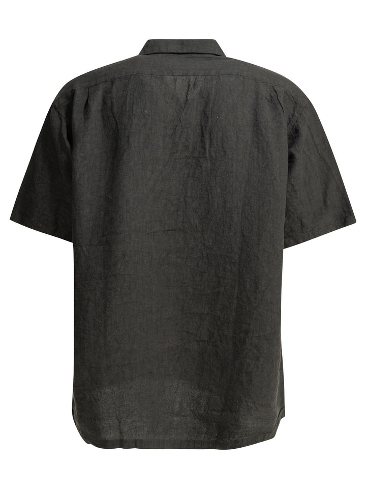 Beams Plus Casual Linen Shirt Shirts - Brown | 88936c7a96c8176fe09fc9e47acc8fffcbc9fb32