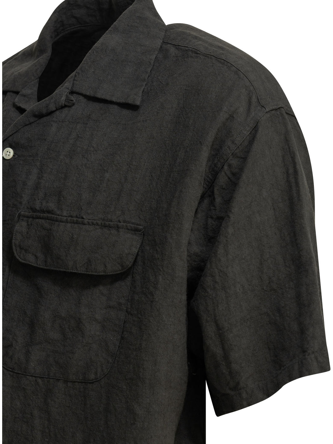 Beams Plus Casual Linen Shirt Shirts - Brown | 41e3cfe0b40ae0cf33a0a5e14e6aa03e13b859f6