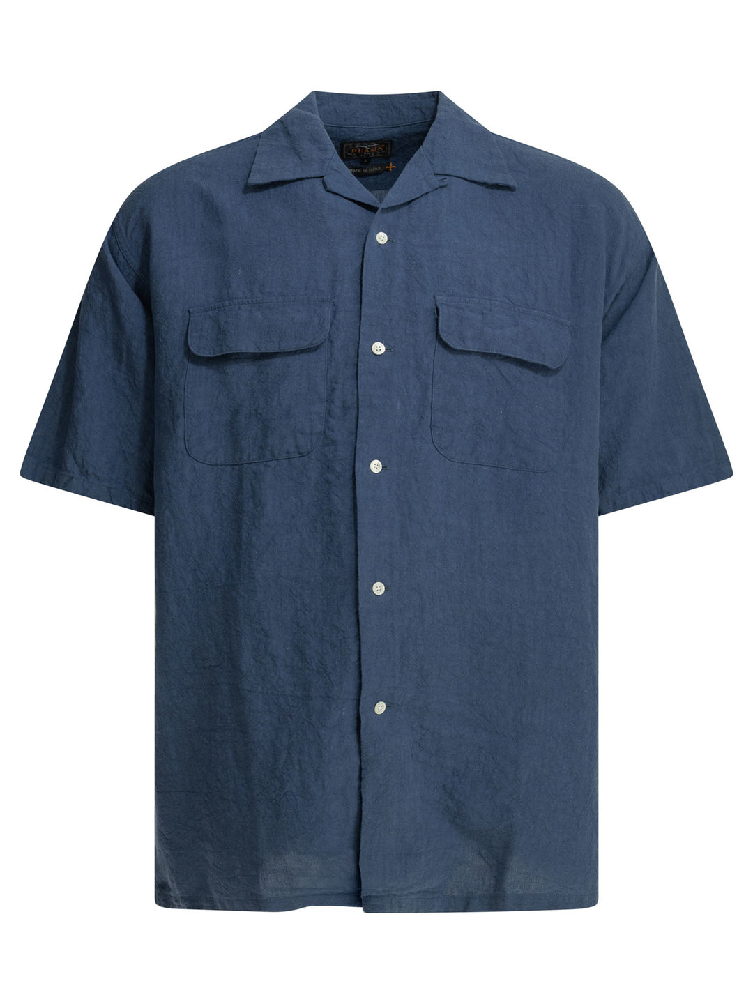 Beams Plus Casual Linen Shirt Shirts - Blue | caa04f2e8a5349f90653a5ab938aa5d9edbef887
