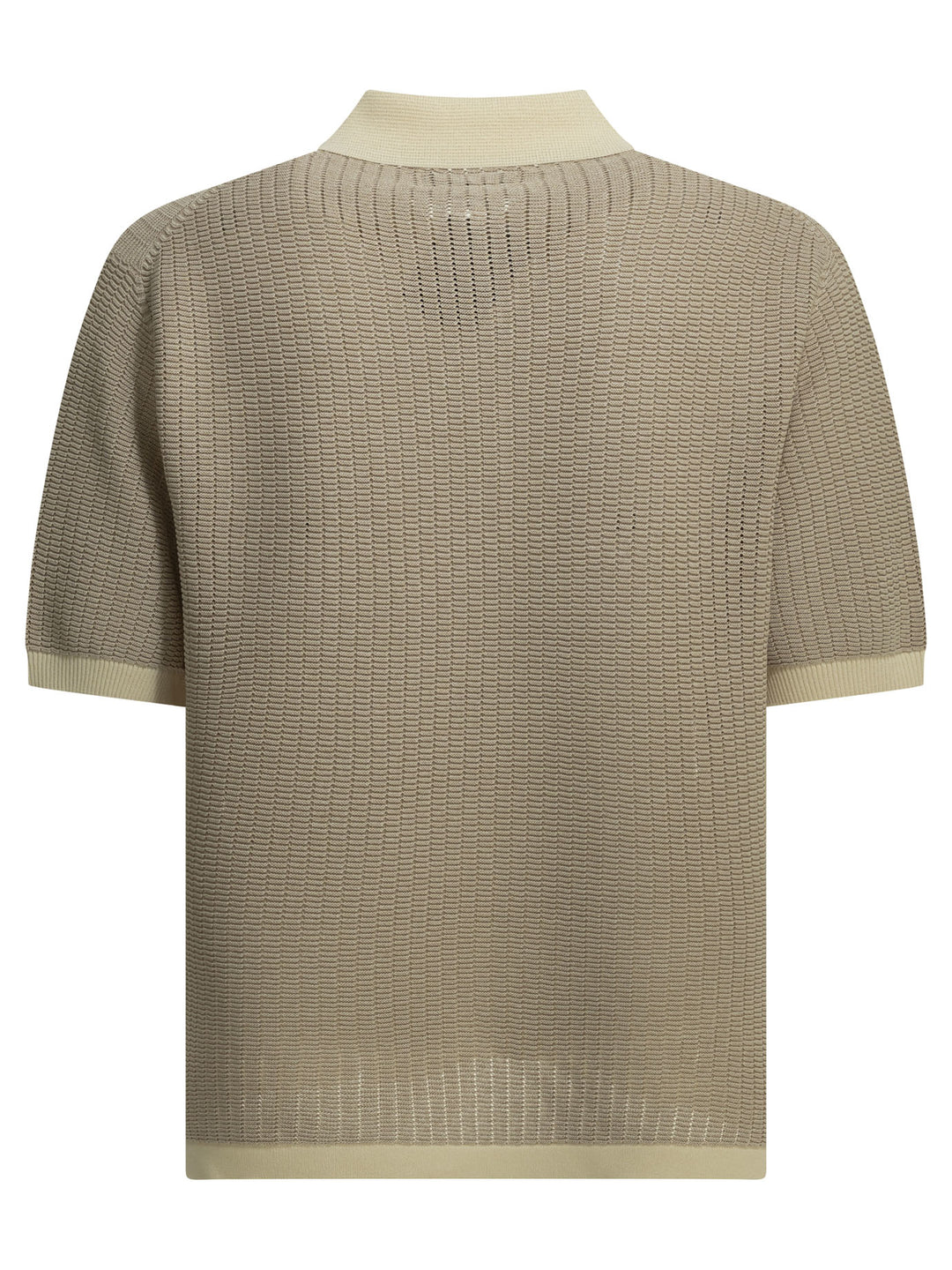Beams Plus Polo Shirt With Buttons Made Of Washi Yarn Polo shirts - Beige | f4396a0e7728bae706c06633b06123312f08ad97