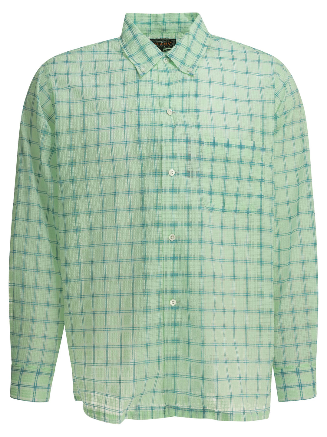Beams Plus Open Bd Nylon Airy Plaid Shirts - Green | 0e1808734c4e1795206ae5d8761ea7bc766ce5de