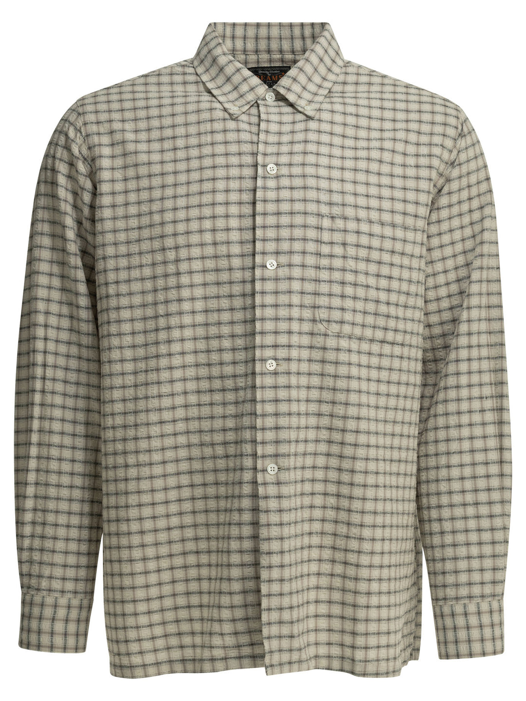 Beams Plus Open Bd Sucker Shirts - Beige | be0bca0a97bbe85640849380348590d7aedb5cd0