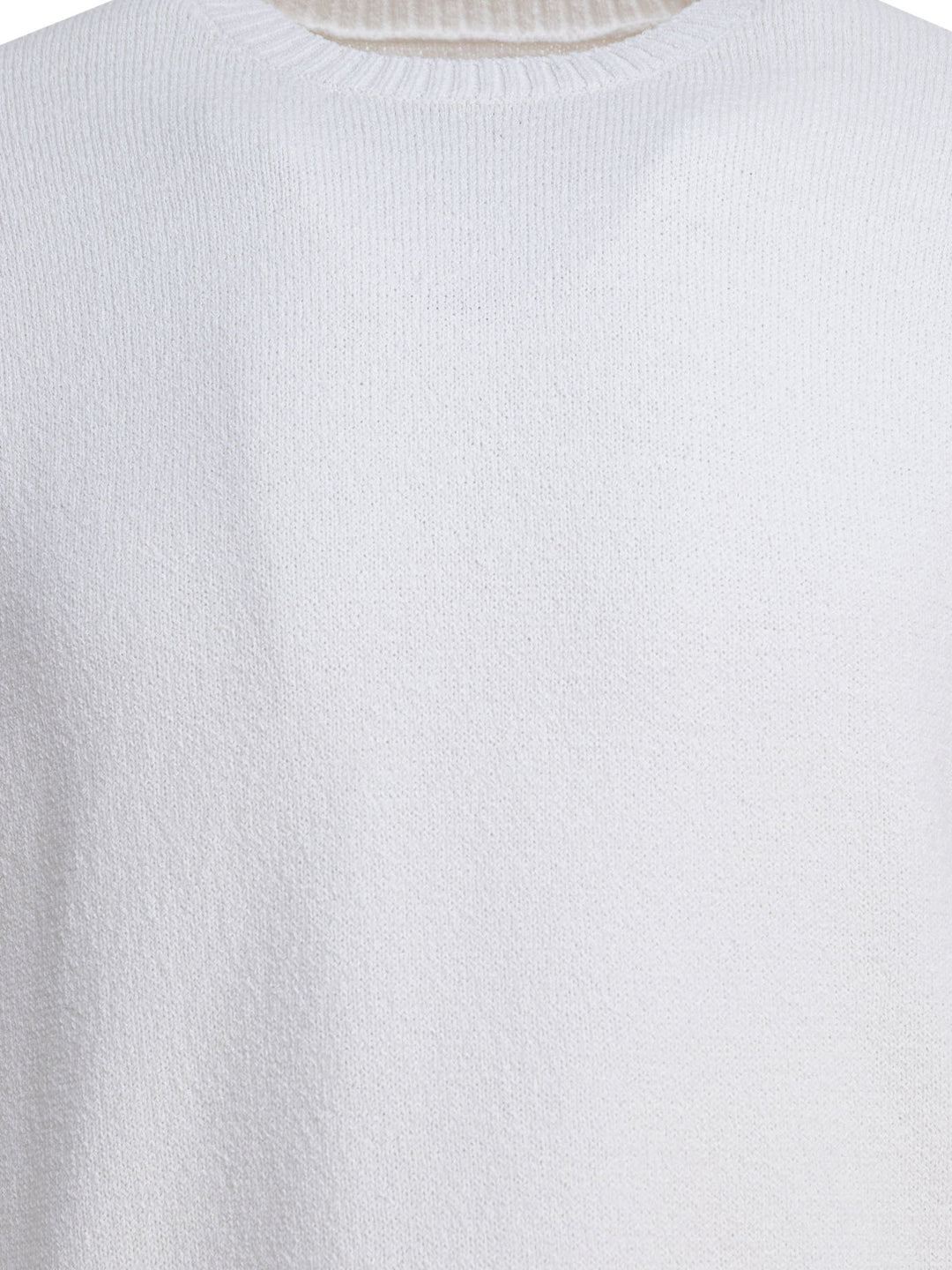 Beams Plus Lily Yarn Knitwear - White | 417fa831c3c01996e97101a4a9391a96ed86b6ae
