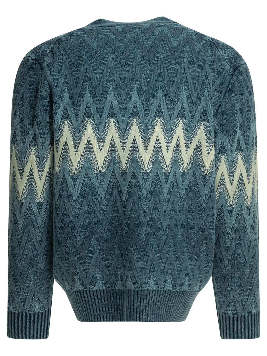 Beams Plus Indigo Yarn Knitwear - Blue | e1e7bda167a10636bf3ad3a8d610793a7c551afc