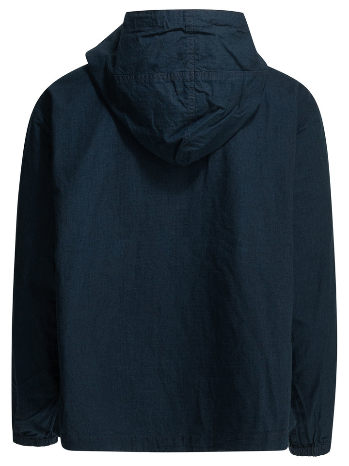 Beams Plus Mil Smock Ripstop Jackets and Coats - Blue | b822bd71384c7a5cea9ba18277212c7ba6744bc0