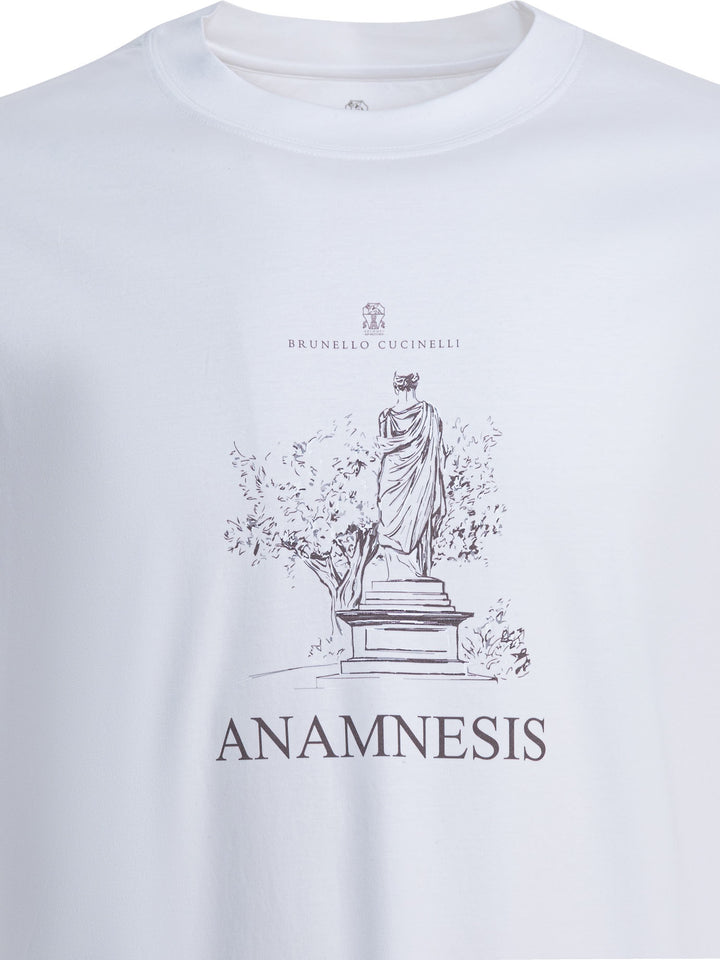 Brunello Cucinelli Anamnesis T-shirts - White | c290eb22561ca80c0b1944cc76ee538398a11815