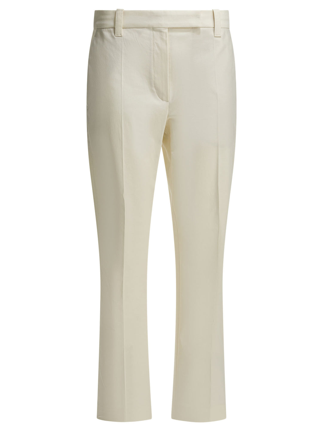 Brunello Cucinelli Cigarette Trousers - White | 42a183b5fbd39d743781dc4f577934135148b785
