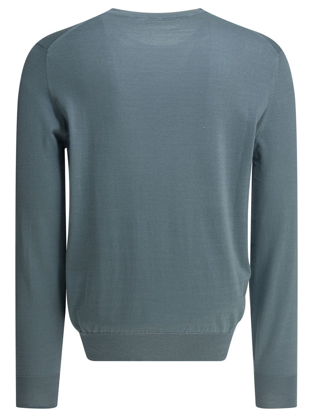 Brunello Cucinelli Cotton Crewneck Sweater Knitwear - Light blue | f03b9c2704da185ef07ba2cbb7f51d9a57ac320d
