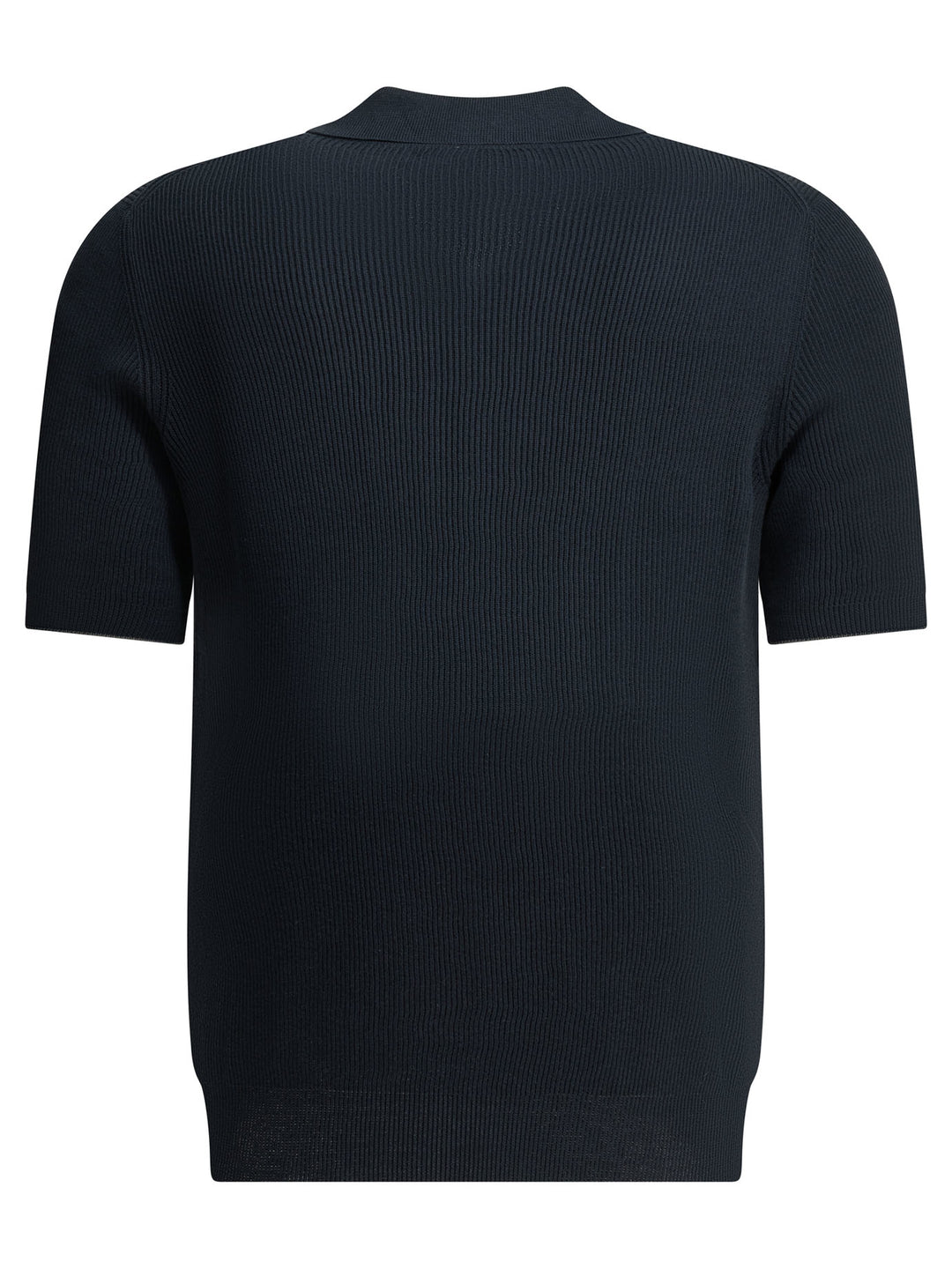 Brunello Cucinelli Linen And Cotton Polo Shirt Polo shirts - Blue | 6611b0366dcafb015e32196cf5ade4e721b804c7