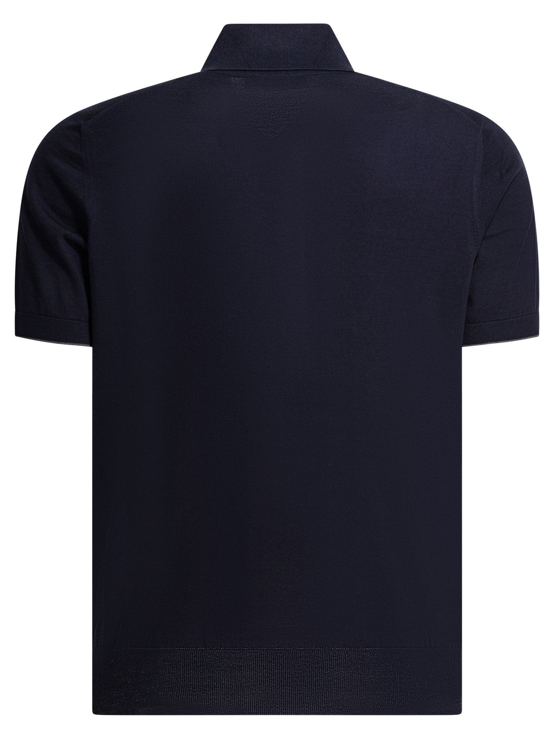 Brunello Cucinelli Cotton Button-Down Polo Shirt Polo shirts - Blue | 34a25edc1233ffe9f385aa31140a0845cc4bbaa4