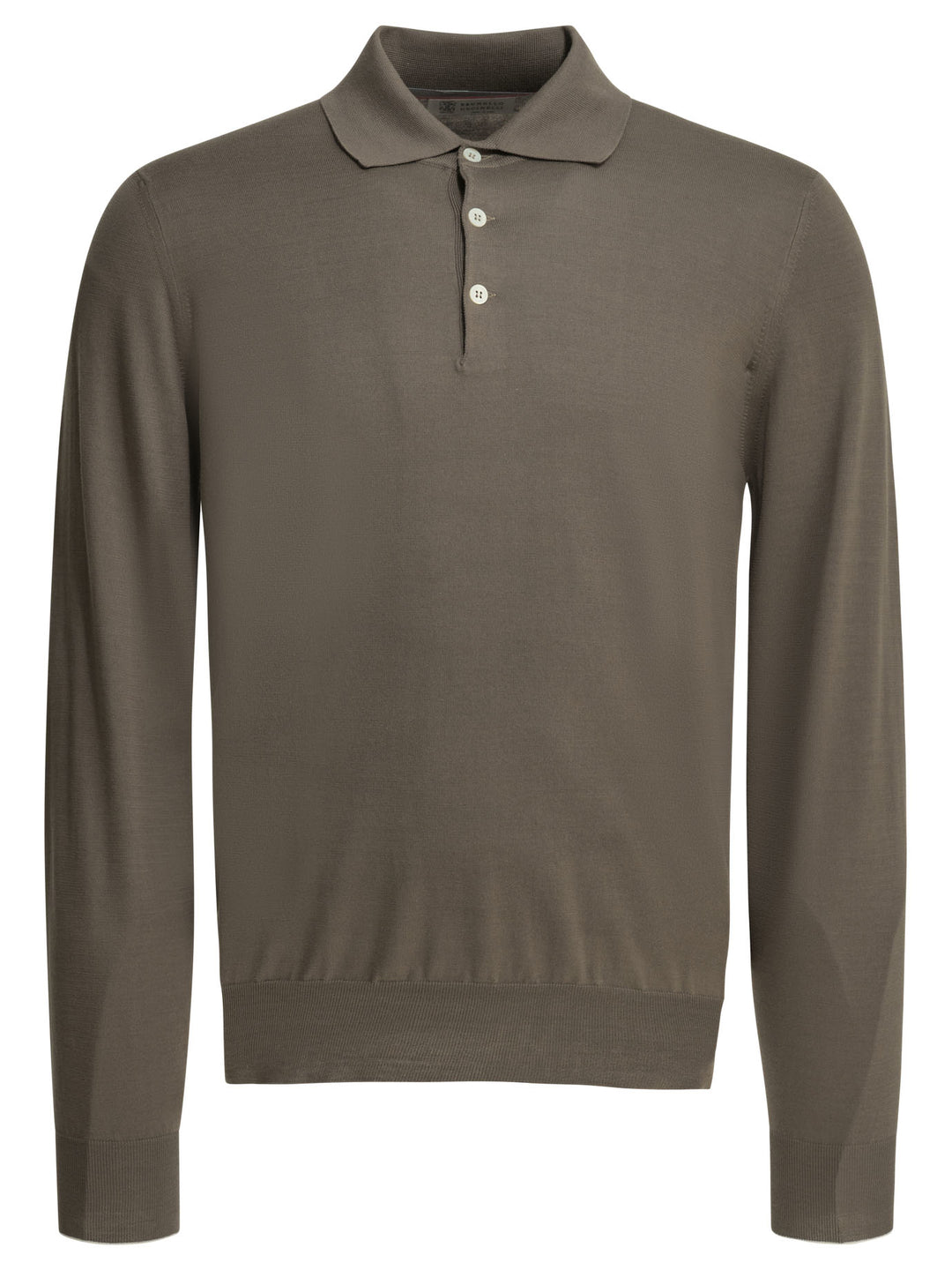 Brunello Cucinelli Polo Shirt With Buttons Polo shirts - Brown | d9d657dfc31d58e892d356e8226bec0ec5d01918