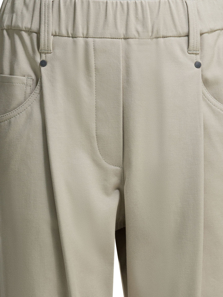 Brunello Cucinelli Casual Pants Trousers - Grey | 4c9873994142e8c8917fe39950420479dda7f2ea