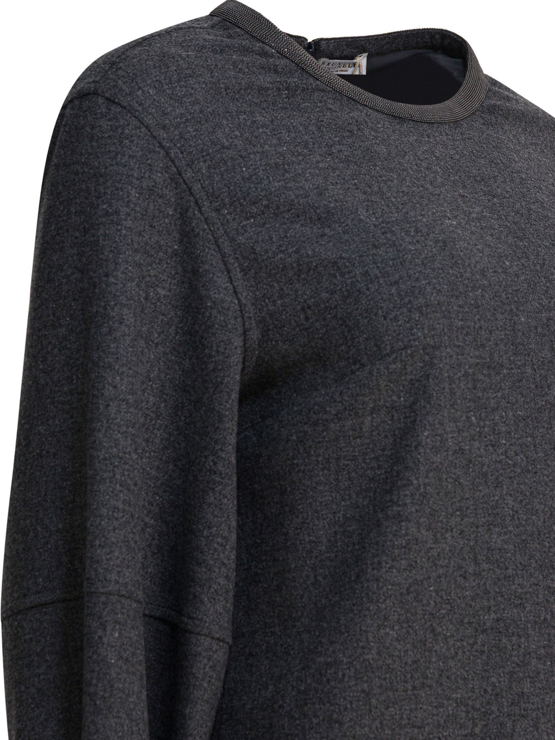 Brunello Cucinelli Wool And Cashmere Dress Dresses - Grey | 9cc6f49f8bf85f0af28db2cc877aa56833926f01