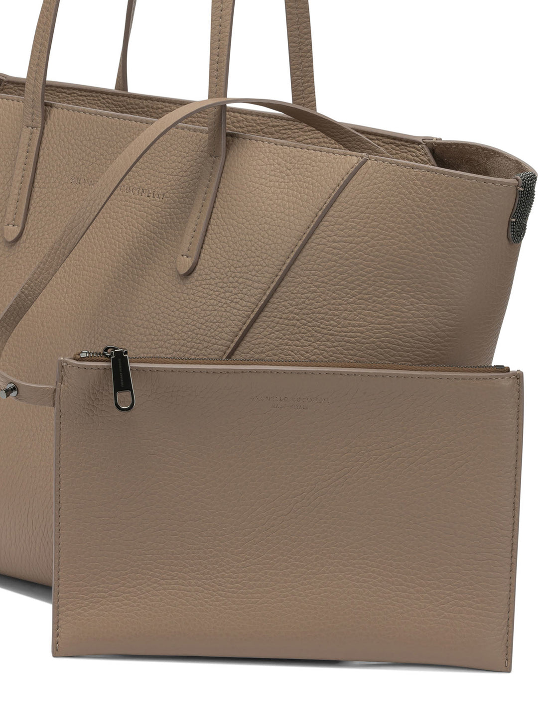 Brunello Cucinelli Bc Duo Shoulder Bags - Beige | 541278cf22ceb2a35f9aa0e88afad0f6a77207bf