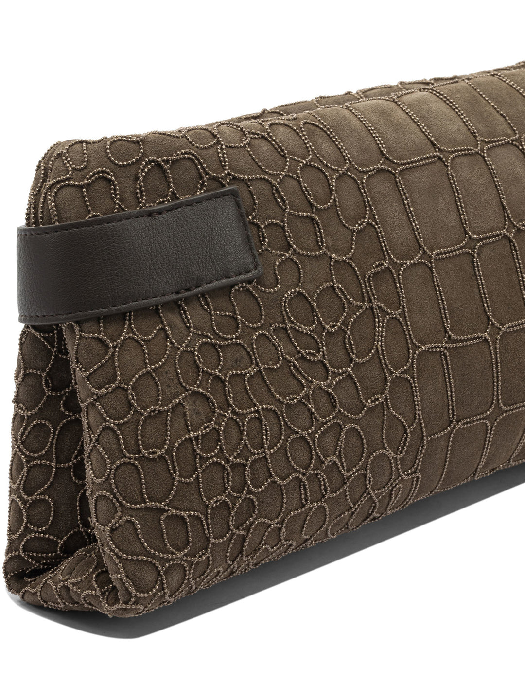 Brunello Cucinelli Essence Pouch - Brown | 04c162ebfdea7fb19ce833c62706bcfdac0aca70